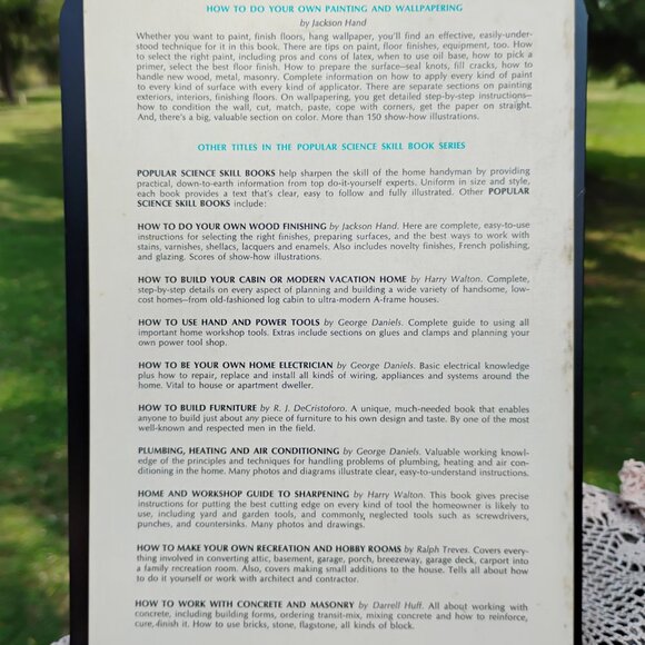 book How to Do Your Own Painting and Wall Papering by Jackson Hand (C) 1968 - Picture 2 of 13